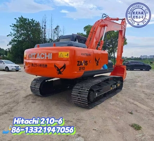 Excavatrice hydraulique Hitachi ZX210 d'occasion d'origine japonaise ZX120/130/200 35 tonnes Moteur Isuzu 202KW 1000 heures Pompe haute performance - Product Image 1