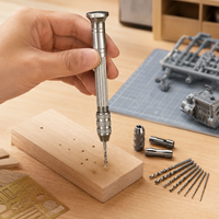 Lot de 10 mini-forets HSS en acier allié de 5 mm pour le travail du bois DIY avec design torsadé