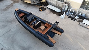 Funsports RIB 760 Sport Yacht Bateau Gonflable Rigide Coque en Aluminium Dérive à Grande Vitesse Surf Pêche Capacité de 14 Personnes - Product Image 6