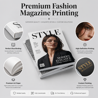 Services d'impression personnalisés pour brochures de mode, magazines et catalogues de produits