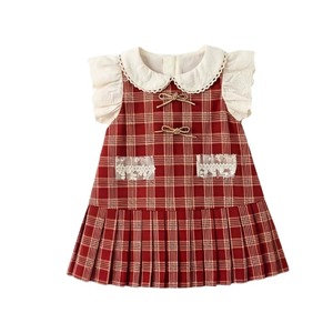 Nuovi Arrivi: Abbigliamento per Bambine di Alta Qualità, Vestito Senza Maniche in Cotone Traspirante con Fiocco e Volant - Product Image 1