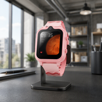 Montre connectée pour enfants Wonlex 4G 2026, carrée, étanche IP67, double caméra, appel vidéo, écran tactile 1,69 pouces, Android, GPS, carte SIM