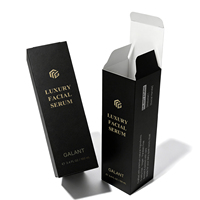 Boîte d'emballage personnalisée de luxe pour soins de la peau et parfums avec logo pour sérum, parfum, impression UV, boîte d'emballage cosmétique en papier