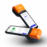 Terminal POS Pintar Android 14 5,5 Inci 3GB 32GB SDK Gratis NFC Perangkat POS Genggam POS Mobile untuk Kasir Toko Ritel