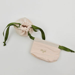 Pochette à bijoux en velours de coton imprimée à l'écran avec logo personnalisé, sac cadeau luxueux et doux pour cosmétiques, bougies, emballage INFFY modèle 10 - Product Image 1