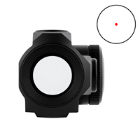 Focuhunter 1x22mm Alliage d'aluminium 34mm Lunette de visée à point rouge simple étanche antichoc tactique entièrement multicouche