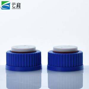 Agilent Gl45 Universal Bottle <b>Caps</b> PTFE Sealed 2 Hole 3 Hole For Chromatography Solvent Bottles - Product Image 1