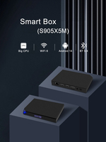 TV Box X95 2025, 4K Android 14, Amlogic S905x5m, 4 GB de RAM, 32 GB con Control Remoto por Voz BT, Wifi 6 Dual, Smart TV Stick, Android Set-Top Box