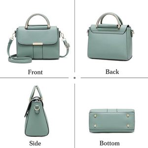 Custom Women's Fashion PU Leather Shoulder <b>Bag</b> Zipper Closure Eco-Friendly Polyester Lining 2-2.9L Capacity <b>for</b> Daily Use - Product Image 2