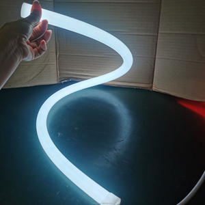5M redondo <span class=keywords><strong>Led</strong></span> neón 40mm Multi colores 360 grados impermeable Flexible suave <span class=keywords><strong>manguera</strong></span> 24V silicona neón Flex tubo - Product Image 1