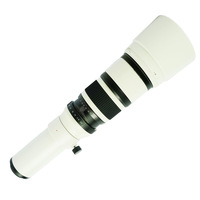 Objectif Téléphoto à Focale Fixe 500mm F6.3-32 Grande Ouverture pour Longue Portée, Compatible Micro Single avec Nikon Canon Sony, Fabriqué en Métal