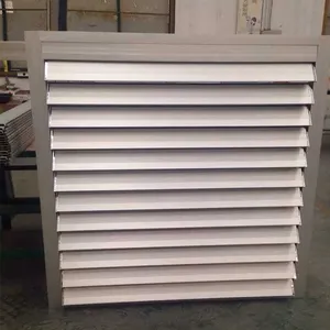 High Quality Aluminum Rotate Louver Blades Interior Aluminium Shutters Blind Ventilation Hollow Metal Louver Door