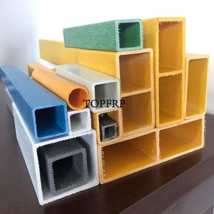 ท่อรูปสี่เหลี่ยมผืนผ้าที่เสริมแรงด้วยไฟเบอร์กลาสแบบ FRP Pultrusion - Product Image 6