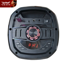 Bafles inalámbricos BT combo PC DJ caja dual 6,5 pulgadas, bicicleta acústica portátil TWS batería USB PA radio FM audio altavoz fuerte
