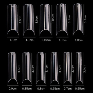 <span class=keywords><strong>Uñas</strong></span> postizas <span class=keywords><strong>de</strong></span> tubo <span class=keywords><strong>de</strong></span> agua tipo C, <span class=keywords><strong>uñas</strong></span> francesas transparentes, bolsa <span class=keywords><strong>de</strong></span> alta curvatura, parches para <span class=keywords><strong>uñas</strong></span>, 500 Uds. - Product Image 2