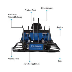 Export-type Huiteng Ride-On Concrete <b>Trowel</b> <b>Floor</b> Polishing Machine 25HP Engine 1000mm Working Diameter Low Maintenance Cost - Product Image 3