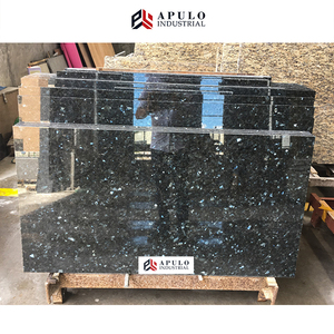 Volga bleu avstraliya granit <span class=keywords><strong>labrador</strong></span> <span class=keywords><strong>noir</strong></span> ukraine arctique sol en pierre naturelle galaxie bleue dans la nuit ukraine dalle de granit - Product Image 4