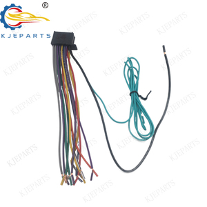 Auto <span class=keywords><strong>CD</strong></span> DVD 16Pin Connecteur Radio Haut-Parleur Puissance Câblage Personnalisé pour Kenwoods Voiture Stéréo Lecteur Harnais - Product Image 4