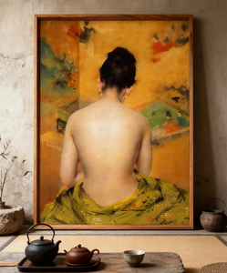 Peintures et arts muraux <span class=keywords><strong>de</strong></span> figures féminines nues, portraits texturés pour la décoration du salon, articles <span class=keywords><strong>de</strong></span> décoration <span class=keywords><strong>de</strong></span> luxe pour la maison - Product Image 4