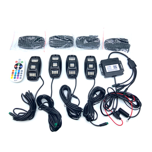 Luces RGBW para Roca Autodragons, DC 9-32V, Control Remoto por Aplicación, Ángulo Ultraamplio, 8 Módulos LED RGBW - Product Image 5