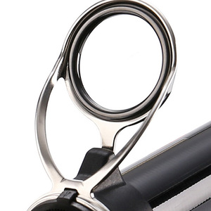 Fisherbon Guides de canne à pêche en acier inoxydable à grand œil et angulaires pour la pêche au lancer et les cannes d'ancrage DIY - Product Image 2