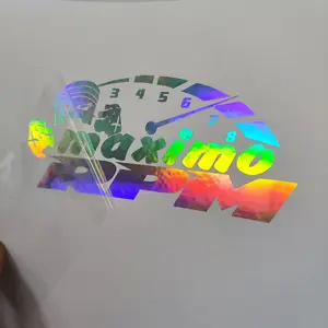 Tùy chỉnh Vinyl không thấm nước ngoài trời cửa sổ đầy màu sắc xe Nhãn dán thiết kế xe DECAL Hologram nhãn