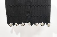 Nouvelle Collection Été 2026 : Ensemble Luxe Femme Tricoté 2 Pièces – Cardigan Élégant à Manches Courtes avec Fleurs 3D & Jupe Midi Évasée – Tenue Décontractée