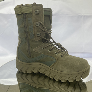 Bottes de randonnée tactiques en daim vert DFA120, imperméables, durables, pour toutes les saisons, entraînement en plein air, chaussures de trekking - Product Image 4