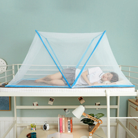 Moustiquaire pliante de haute qualité pour enfants Design pliable en maille de tissu à dessus rond pour lits doubles directement fourni en Chine