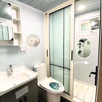 Maison modulaire préfabriquée de 20 pieds et 40 pieds, certifiée SAA CE, extensible, avec toilettes, pour les marchés américain et australien
