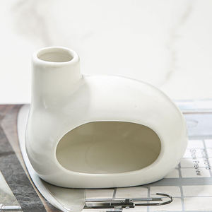 Ceramic Chimney Palo Santo Holder <strong>Sage</strong> Burner Red Orange Brown Mini Incense <strong>Dish</strong> for Palo Santo and Sticks - Product Image 6