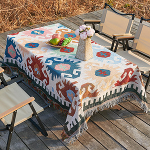 Ins Style bohème tapis <span class=keywords><strong>de</strong></span> pique-nique Camping nappe extérieure <span class=keywords><strong>pelouse</strong></span> étanche à l'humidité tapis <span class=keywords><strong>de</strong></span> sol tente équipement couverture épaissie - Product Image 6