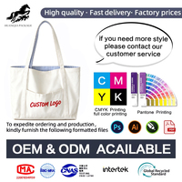 Sacs fourre-tout en toile de coton pour femmes, imprimés sur mesure, double face, recyclables, réutilisables, pour le shopping et la plage, vente en gros