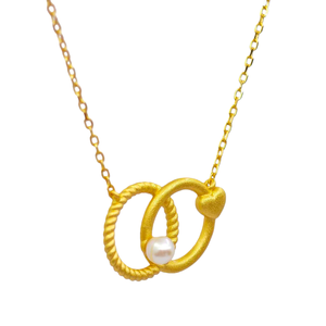 Collar con Colgante de Perla Chapado en Oro de Plata 925 de UM Jewelry, Venta al por Mayor, para Compromiso, Boda y Regalo, Unisex/Hombres/Mujeres - Product Image 2