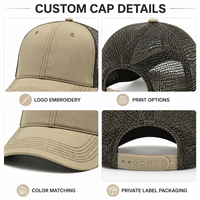 Gorra Trucker de Algodón 100% con Logotipo Personalizado, Estilo Hip Hop Casual, Malla Trasera, Gorra de Béisbol con Bordado, Impresión y Etiqueta Tejida, Servicio OEM ODM