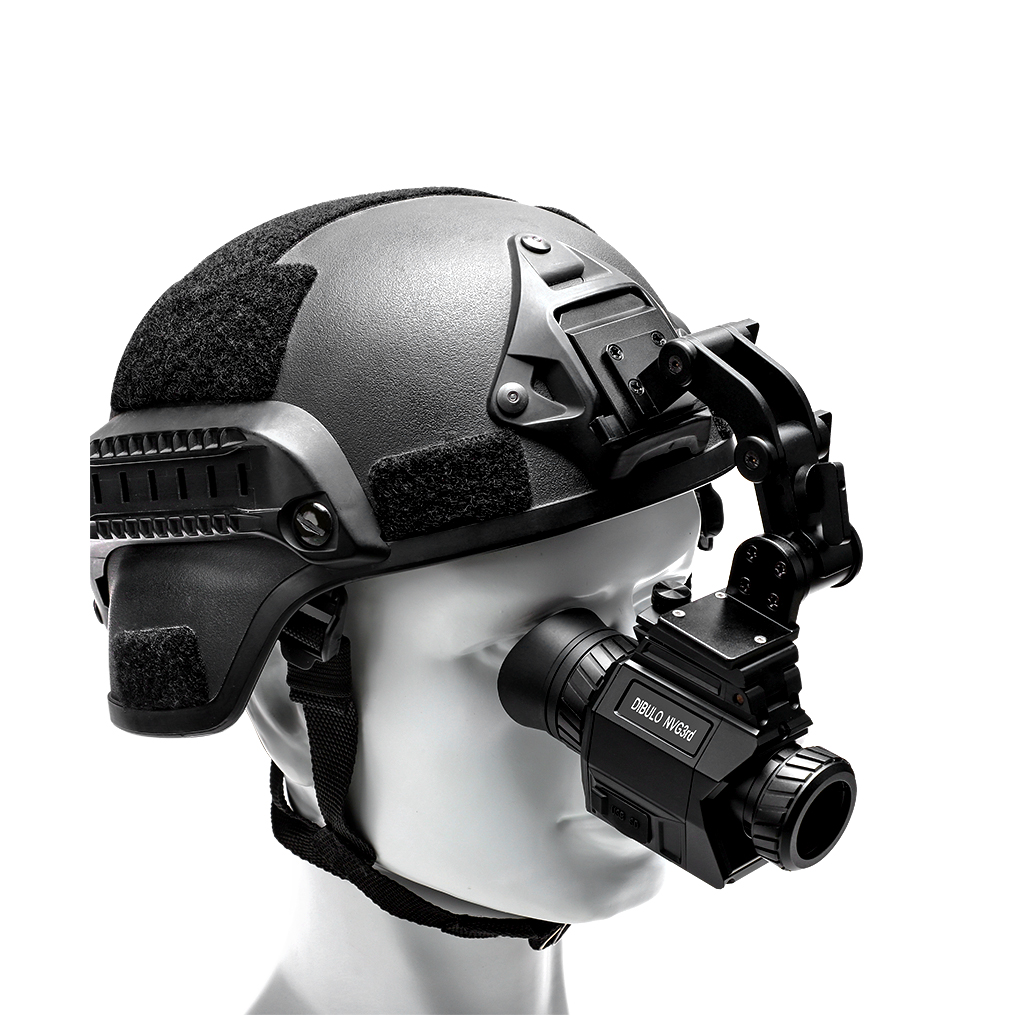 Tactical Night Vision Goggle Helmet - Adjustable ABS Plastic Protection  with NVG Mount & Ear Protection for Outdoor Sports
