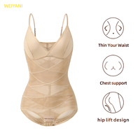 Combinaisons amincissantes sans couture, body sculptant, sous-vêtements, lingerie de contrôle du ventre, vêtements de mise en forme, body à col en V pour femmes