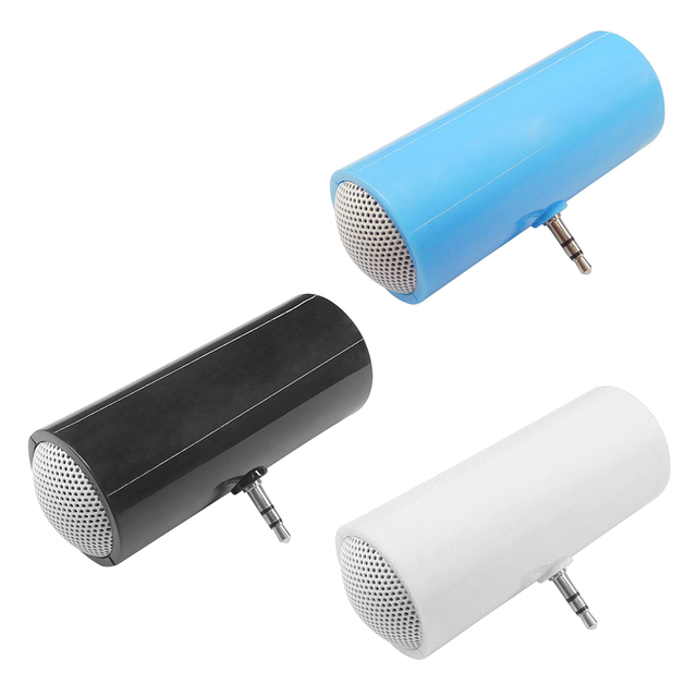 Mini Portable Line-in Speaker with 3.5mm TRS Plug for IOS Android Smartphone Tablet Sound Box Music Player Loudspeaker
