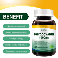 Usine Vente Chaude Supplément Adulte Extrait De Spiruline Bleue Comprimés De Poudre De Phycocyanine Efficace Pour La Beauté