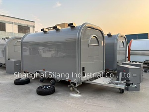 MAICHE Grey Customized <strong>Food</strong> Trailer Pizza BBQ Truck Hamburger <strong>Fast</strong> <strong>Food</strong> <strong>Cart</strong> Drinks Hot Dog Mobile Bar - Product Image 2