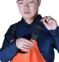 Ventes directes du fabricant PVC épaissi imperméable coupe-vent pêche élevage cyclisme travail veste Poncho-Style garçons militaire