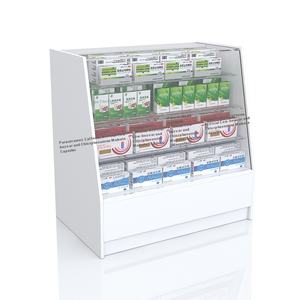 Hongbai Armoire de <span class=keywords><strong>pharmacie</strong></span> personnalisée Étagère de <span class=keywords><strong>pharmacie</strong></span> en bois Présentoir Armoire en verre Conteneur de médicaments chinois - Product Image 3