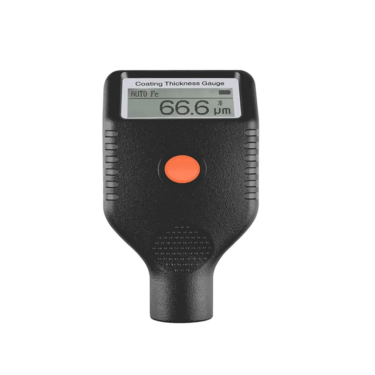 Medidor de pintura de plástico para coche, instrumento de medición de espesor de recubrimiento Digital LCD