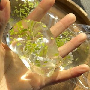 Pelota Antiestrés Transparente de Silicona Suave con Relleno de Maltosa, Ecológica, de Compresión Lenta, con Diseño de Margarita Realista - Product Image 3