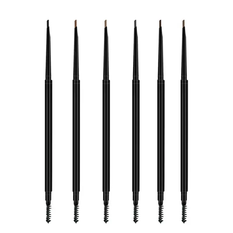 Double Ended Eye Brow Pencil With Brush OEM Wholesale Eyebrow Pencil Private Label Eyebrow Pencil