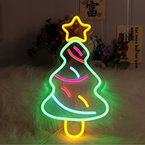 Dấu hiệu neon, từ phát sáng, biển quảng cáo, quán bar, hình dạng sáng tạo, chữ cái, đèn - Product Image 3