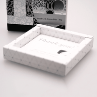 Boîte à truffes au chocolat de luxe personnalisée avec couvercle et base pour boîtes cadeaux en papier alimentaire vides