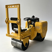 Compacteur de jardin et de tranchées TT-850-A, petit rouleau vibratoire à double tambour autoporté