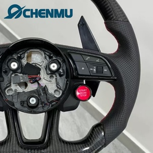 NOUVEAU Modèle de Volant en Cuir Perforé pour Conduite Quotidienne pour <span class=keywords><strong>Audi</strong></span> Q5 <span class=keywords><strong>Q3</strong></span> Q2 Q7 Q8 S3 S4 S5 S6 S7, Interrupteur Multifonction Personnalisé Fiable - Product Image 3