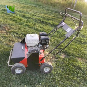 Scarificateur en verre pour pelouse <span class=keywords><strong>de</strong></span> jardin Machine à peigner les racines à essence avec semoir et <span class=keywords><strong>engrais</strong></span> - Product Image 2